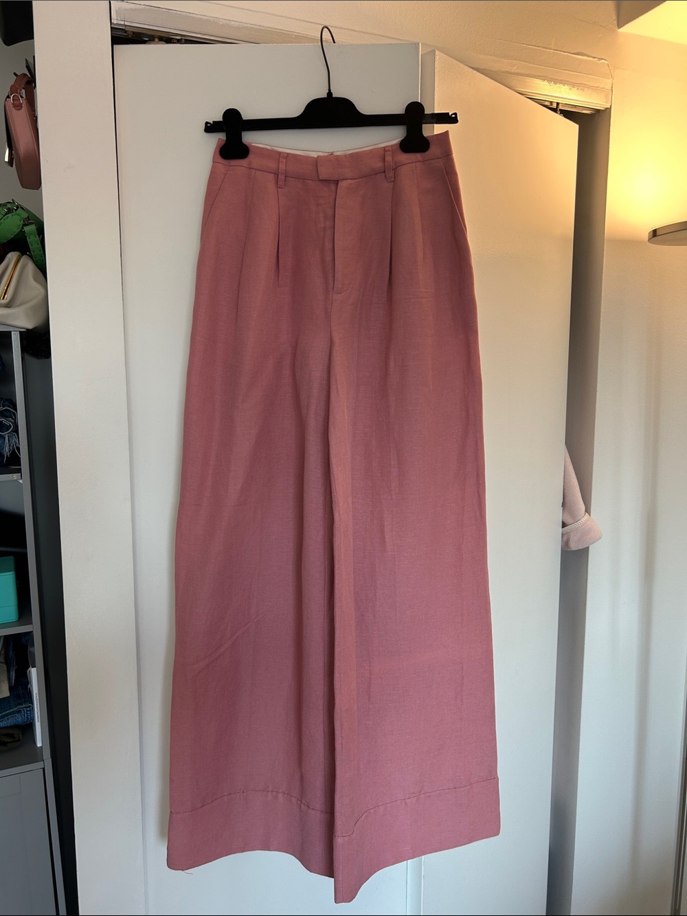 L'Academie Dusty Pink Tailored Trousers